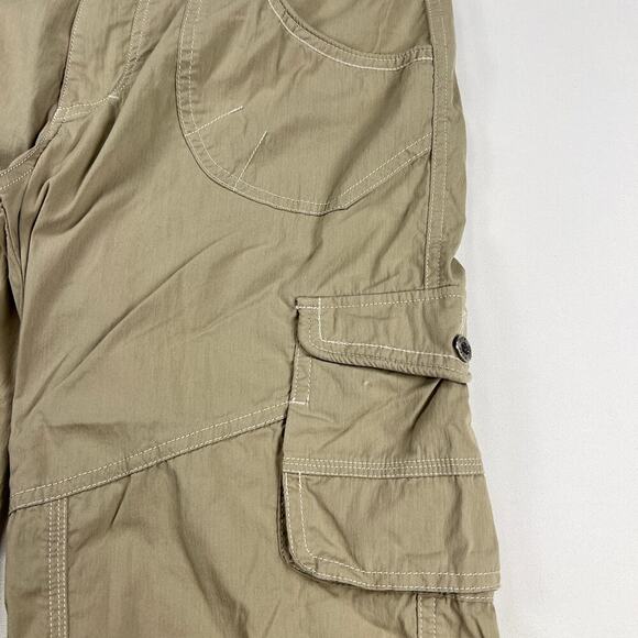 Kuhl Resistor Air Roll-Up Short Adjustable Cargo Crop Pant/Bermuda Tan Size 6 - Picture 4 of 12